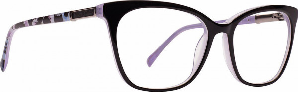 Vera Bradley VB Leesha Eyeglasses, Plum Pansies