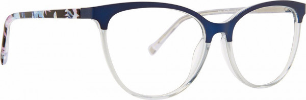 Vera Bradley VB Keily Eyeglasses, Plum Pansies