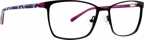 Vera Bradley VB Wendy Eyeglasses, Lilac Medallion