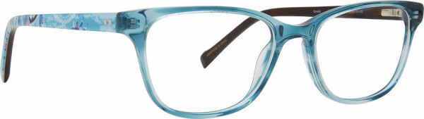 Vera Bradley VB Emelie Eyeglasses, Paisley Wave