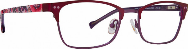 Vera Bradley VB Sparrow Eyeglasses, Raspberry Medallion