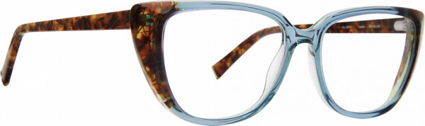 Trina Turk TT Layton Eyeglasses, Sky