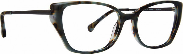 Trina Turk TT Phoebe Eyeglasses, Tortoise/Blue