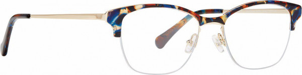 Trina Turk TT Sonoya Eyeglasses, Blue Tortoise