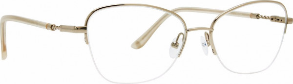 Jenny Lynn JL Witty Eyeglasses, Gold