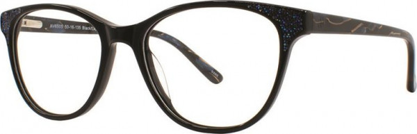 Adrienne Vittadini 650 Eyeglasses, Black/Lapis