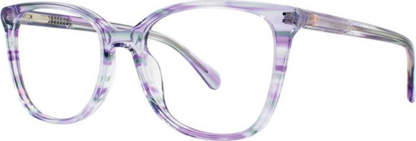 Adrienne Vittadini 658 Eyeglasses, Purple/Teal