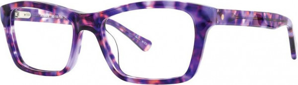 Adrienne Vittadini 664 Eyeglasses, Purple Demi