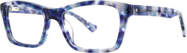 Adrienne Vittadini 664 Eyeglasses, Blue Demi