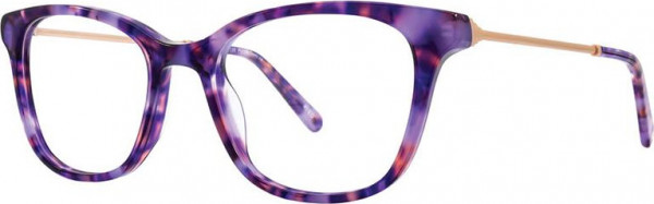Adrienne Vittadini 666 Eyeglasses, Purple Demi