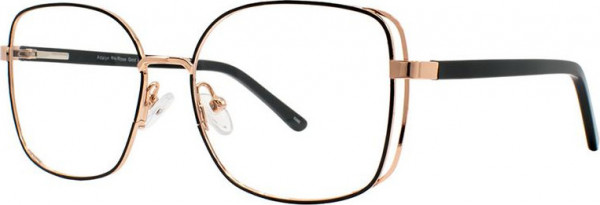 Cosmopolitan Adalyn Eyeglasses, Blk/Rose Gld