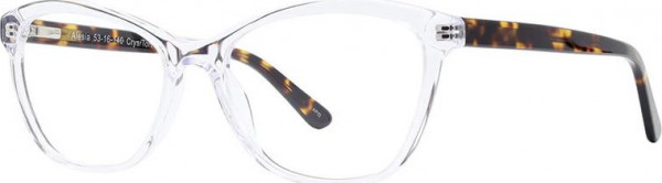 Cosmopolitan Alesia Eyeglasses, Crystal/Tort