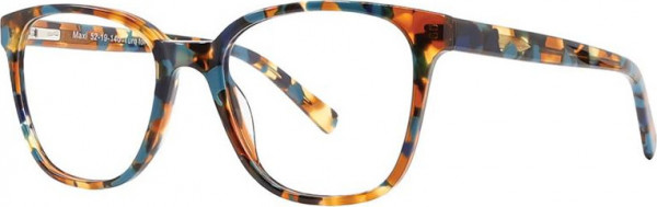 Cosmopolitan Maxi Eyeglasses, Turq Tort