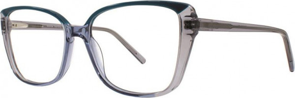 Cosmopolitan Monroe Eyeglasses, Teal/Grey