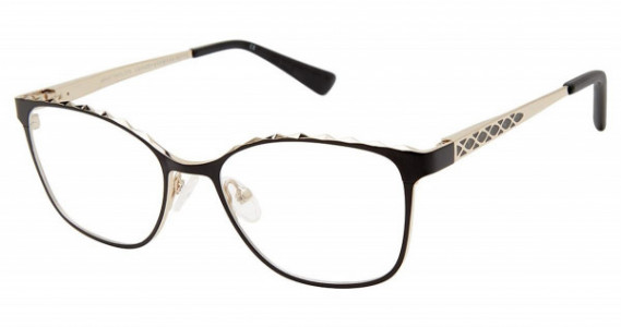 Ann Taylor ATP019 Petite Luxury Ann Taylor Eyeglasses, C01 BLACK
