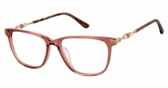 Ann Taylor ATP024 Petite Luxury Ann Taylor Eyeglasses, C03 BLUSH HORN