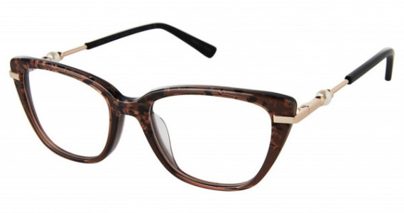 Ann Taylor ATP028 Petite Luxury Ann Taylor Eyeglasses, C01 MOCHA TORT GRAD
