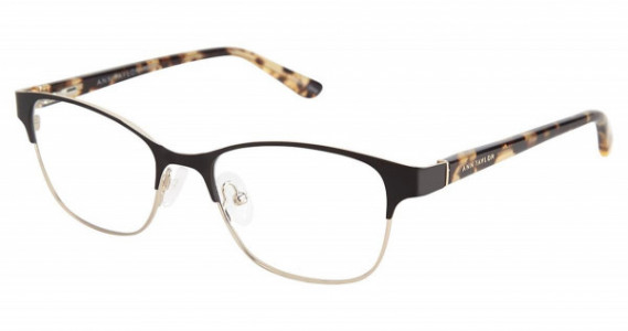Ann Taylor ATP706 Petite Ann Taylor Eyeglasses, C01 BLACK / GOLD