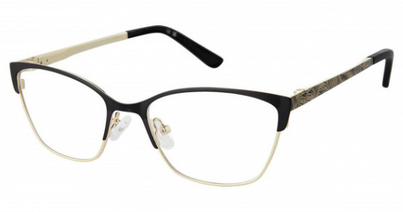 Ann Taylor ATP713 Petite Ann Taylor Eyeglasses, C01 BLACK-GOLD