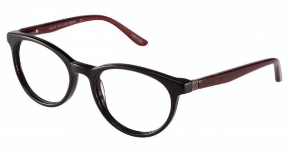 Ann Taylor ATP803 Petite Ann Taylor Eyeglasses, C01 BLACK/BURGUNDY