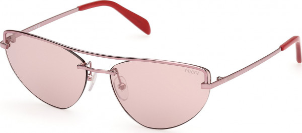 Emilio Pucci EP0226 Sunglasses, 72U - Shiny Light Pink / Shiny Light Pink