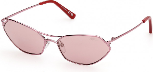 Emilio Pucci EP0224 Sunglasses, 72U - Shiny Light Pink / Shiny Light Pink
