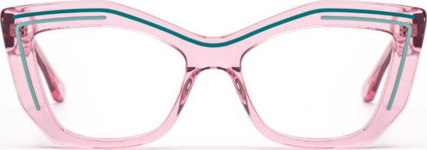 Mad In Italy Corretto Eyeglasses, C03 - Transparent Pink
