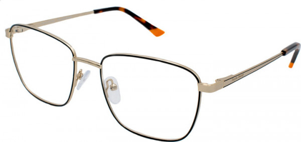 PSYCHO BUNNY Psycho Bunny 527 Eyeglasses, 3-BLACK W/ GOLD TORTOISE