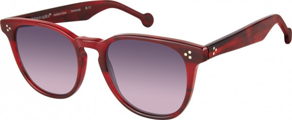 Colors In Optics CS390 WOOSTER Sunglasses, WNHRN WINE HORN/SMOKE TO ROSE GRADIENT LENSES