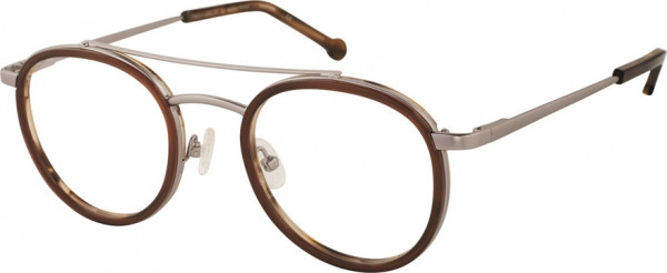 Union Bay C1065 ANDY Eyeglasses, HTS CARAMEL/SILVER