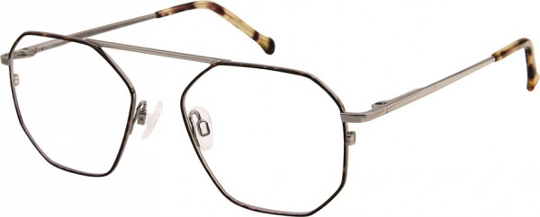 Union Bay C1073 FLEX Eyeglasses, TSGN GUNMETAL/TORTOISE