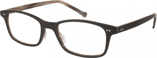 Union Bay C1033 BEDFORD Eyeglasses, OXHRN BLACK/HORN