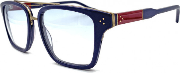 ICON V8404 LIMITED STOCK Eyeglasses, C3 Navy Ant.Gold