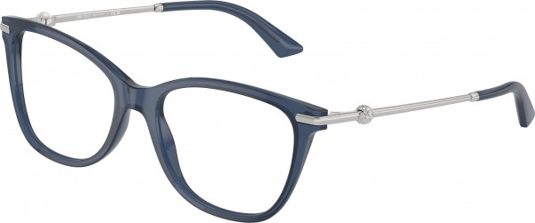 Jimmy Choo JC3007HB Eyeglasses, 5035 TRANSPARENT BLUE (BLUE)