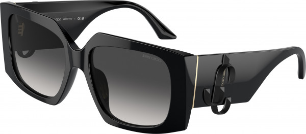 Jimmy Choo JC5006U Sunglasses, 50008G BLACK GRADIENT GREY (BLACK)