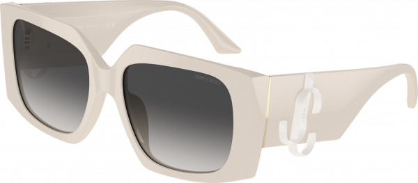 Jimmy Choo JC5006U Sunglasses, 50088G WHITE GRADIENT GREY (WHITE)