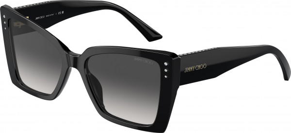 Jimmy Choo JC5001B Sunglasses, 50008G BLACK GRADIENT GREY (BLACK)