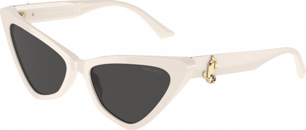 Jimmy Choo JC5008 Sunglasses, 500887 WHITE DARK GREY (WHITE)