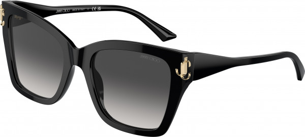 Jimmy Choo JC5012F Sunglasses, 50008G BLACK GRADIENT GREY (BLACK)