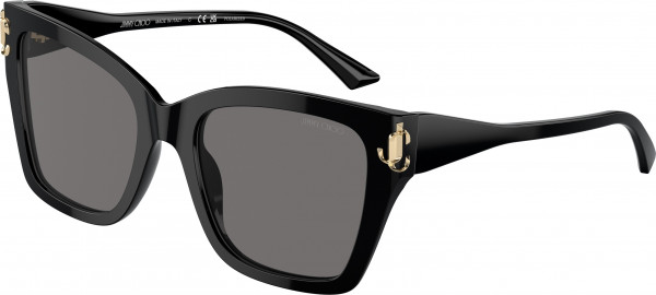 Jimmy Choo JC5012 Sunglasses, 50008G BLACK GRADIENT GREY (BLACK)