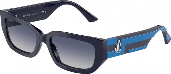 Jimmy Choo JC5017 Sunglasses, 50164L BLUE BLUE GRADIENT (BLUE)