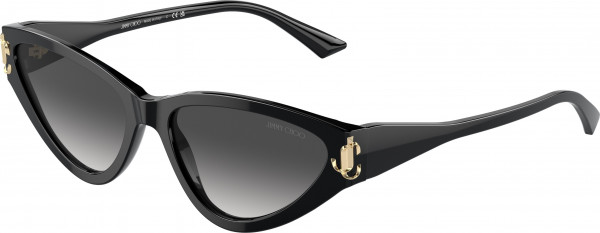Jimmy Choo JC5019 Sunglasses, 50008G BLACK GREY GRADIENT (BLACK)