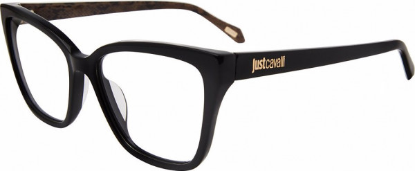 Just Cavalli VJC081 Eyeglasses, SHINY BLACK (0700)