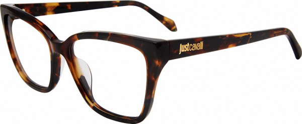 Just Cavalli VJC081 Eyeglasses, BROWN/GREEN HAV (0V34)