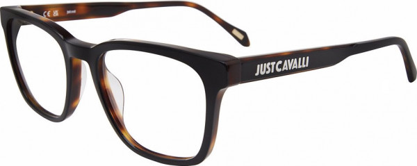 Just Cavalli VJC080 Eyeglasses, BLACK/HAVANA (0U64)