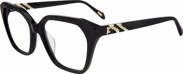 Just Cavalli VJC078V Eyeglasses, SHINY BLACK (0700)