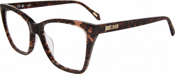 Just Cavalli VJC077 Eyeglasses, BROWN/LIGHT HAV (0ADR)