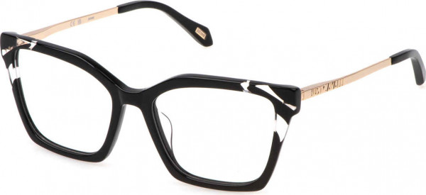 Just Cavalli VJC075 Eyeglasses, SHINY BLACK (0700)