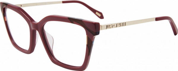 Just Cavalli VJC075 Eyeglasses, SHINY ROSE (09NF)
