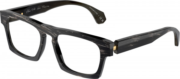 Alain Mikli A03508CO Eyeglasses, 002 STRIPED BLACK HORN (BLACK)
